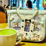Light Blue Gingham Ita Bag